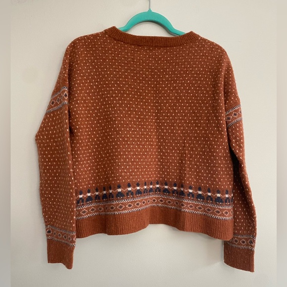 Madewell Woodside Jacquard Pullover Sweater - Picture 2 of 4